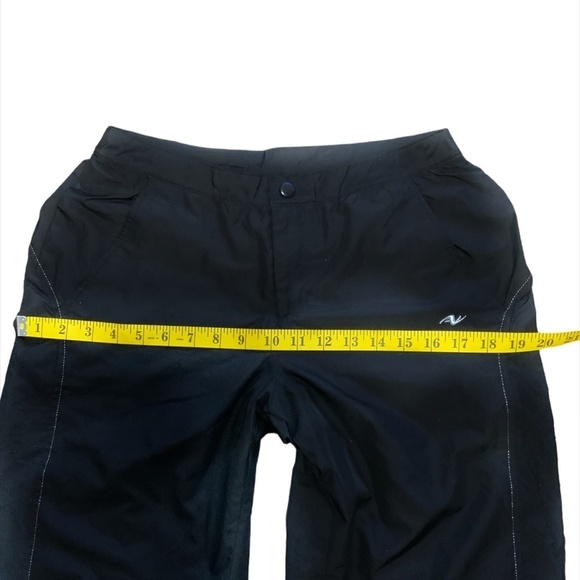Athletic Works Wind Breaker Pants Lined Size Small Petite 4/6 Black - Picture 3 of 9